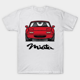 MX5 Miata NA Red T-Shirt